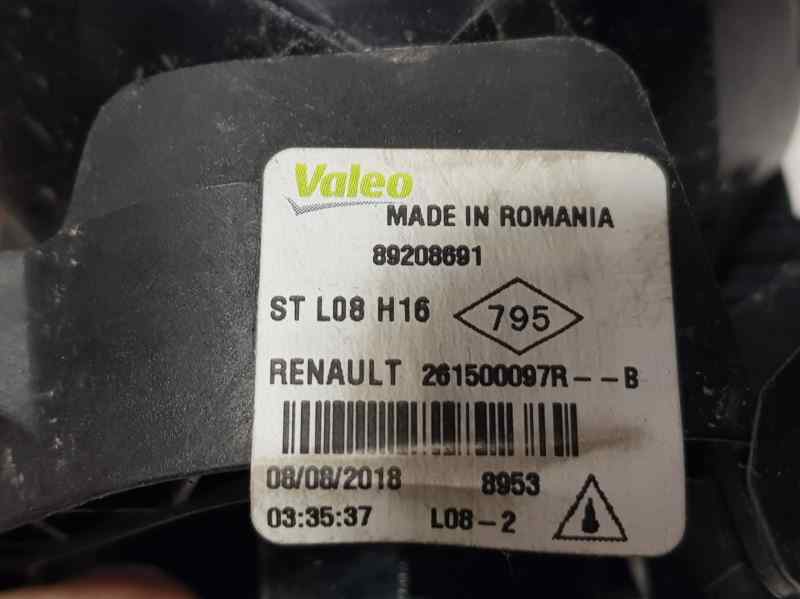 SMART Forfour 2 generation (2015-2023) Противотуманка бампера передняя правая 261500097R, 89208691 18681137