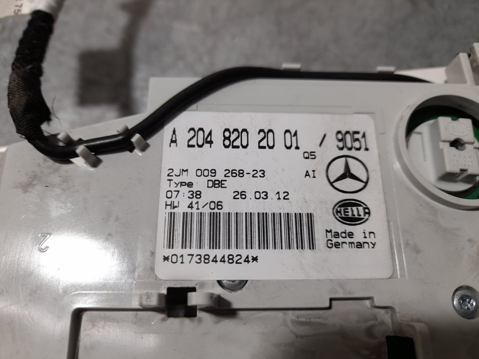 MERCEDES-BENZ C-Class W204/S204/C204 (2004-2015) Citas salona daļas A2048202001, HELLA 24043451