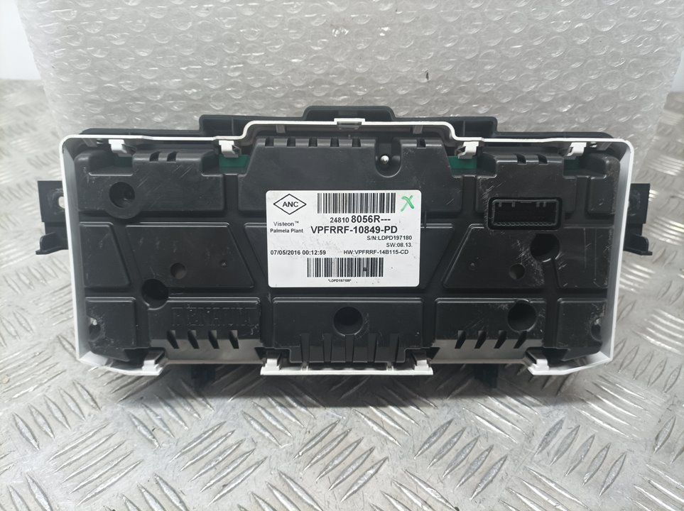 ALFA ROMEO Clio 4 generation (2012-2020) Instrumentu panelis/spidometrs 248108056R, VPFRRF10849PD 24091105