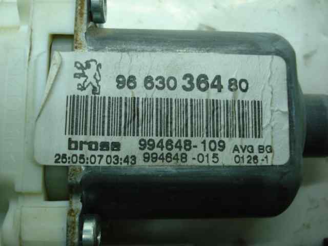 PEUGEOT 407 1 generation (2004-2010) Front Left Door Window Regulator Motor 9663036480 18437314