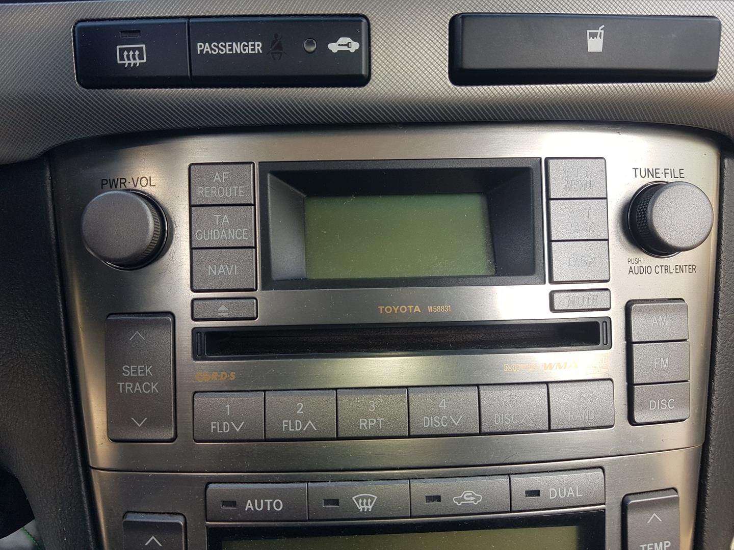TOYOTA Avensis 2 generation (2002-2009) Music Player Without GPS 23622596