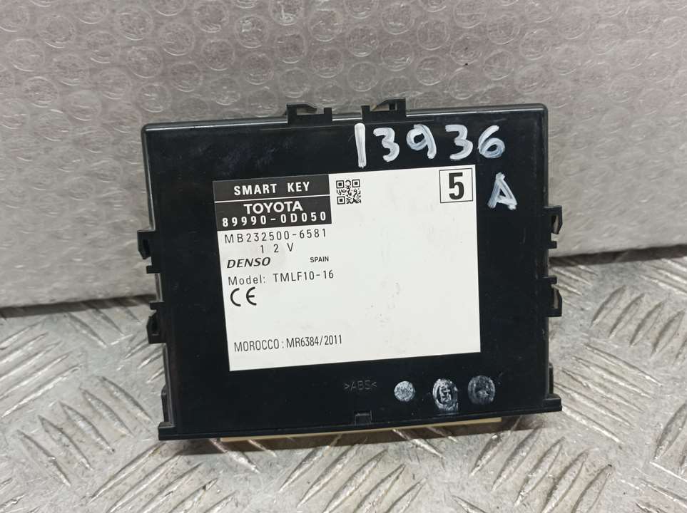 TOYOTA Yaris 3 generation (2010-2019) Other Control Units 899900D050, 2325006581, DENSO 25224885