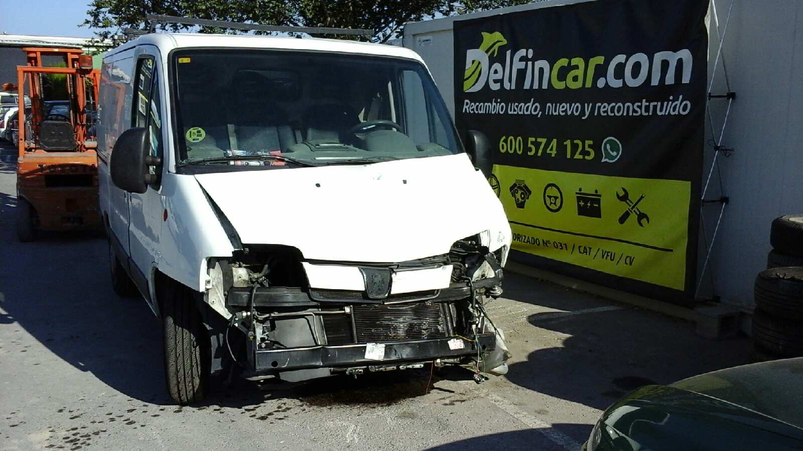 PEUGEOT Boxer 2 generation (1993-2006) Lève-vitre de porte avant gauche 341396080, 2PINS, ELECTRICO 18632007