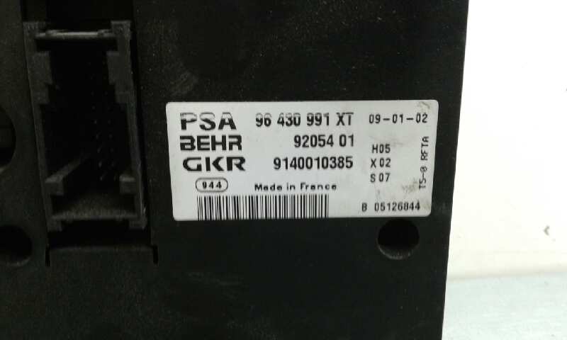 PEUGEOT 307 1 generation (2001-2008) Unité de climatisation 9205401 18432349