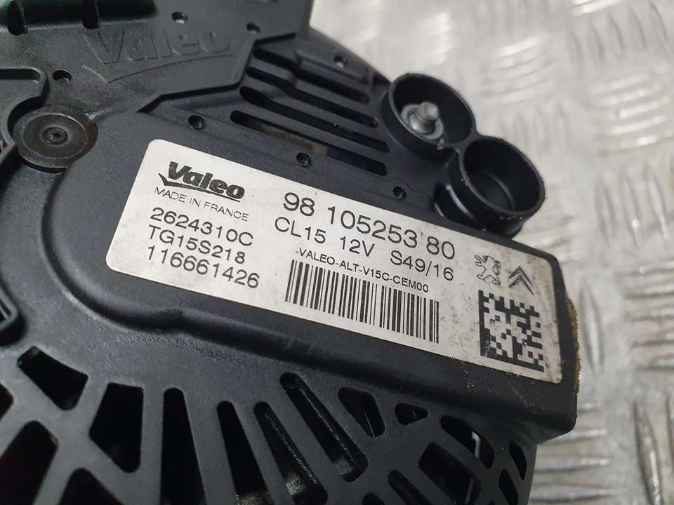 CITROËN Berlingo 2 generation (2008-2023) Alternator 9810525380, TG15S218 24487555