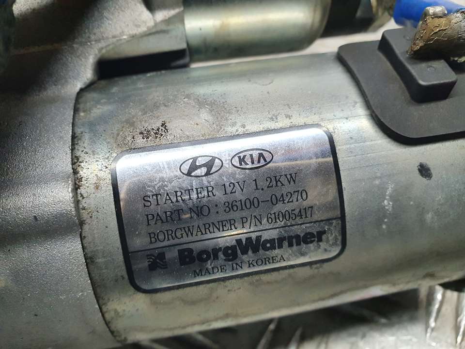 HYUNDAI i20 IB (2 generation) (2014-2020) Starter Motor 3610004270, 61005417 23761748