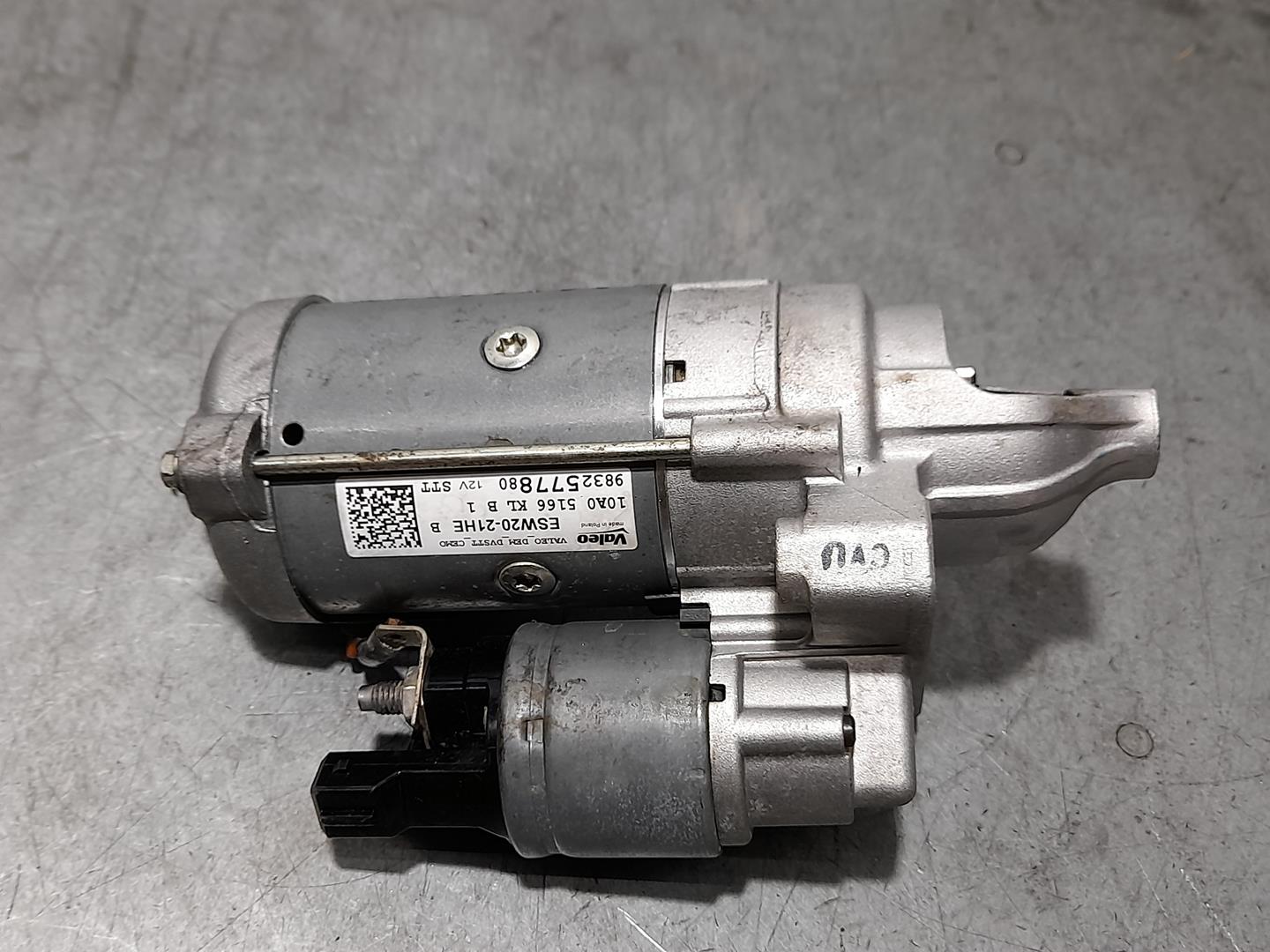 PEUGEOT Expert 3 generation (2017-2023) Starter Motor 9832577880, ESW2021HE, VALEO 24060524