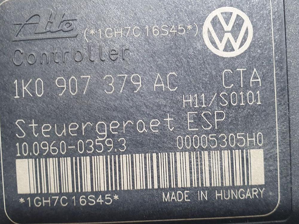 VOLKSWAGEN Touran 1 generation (2003-2015) Абс блок 1K0907379AC,10096003593 18710847