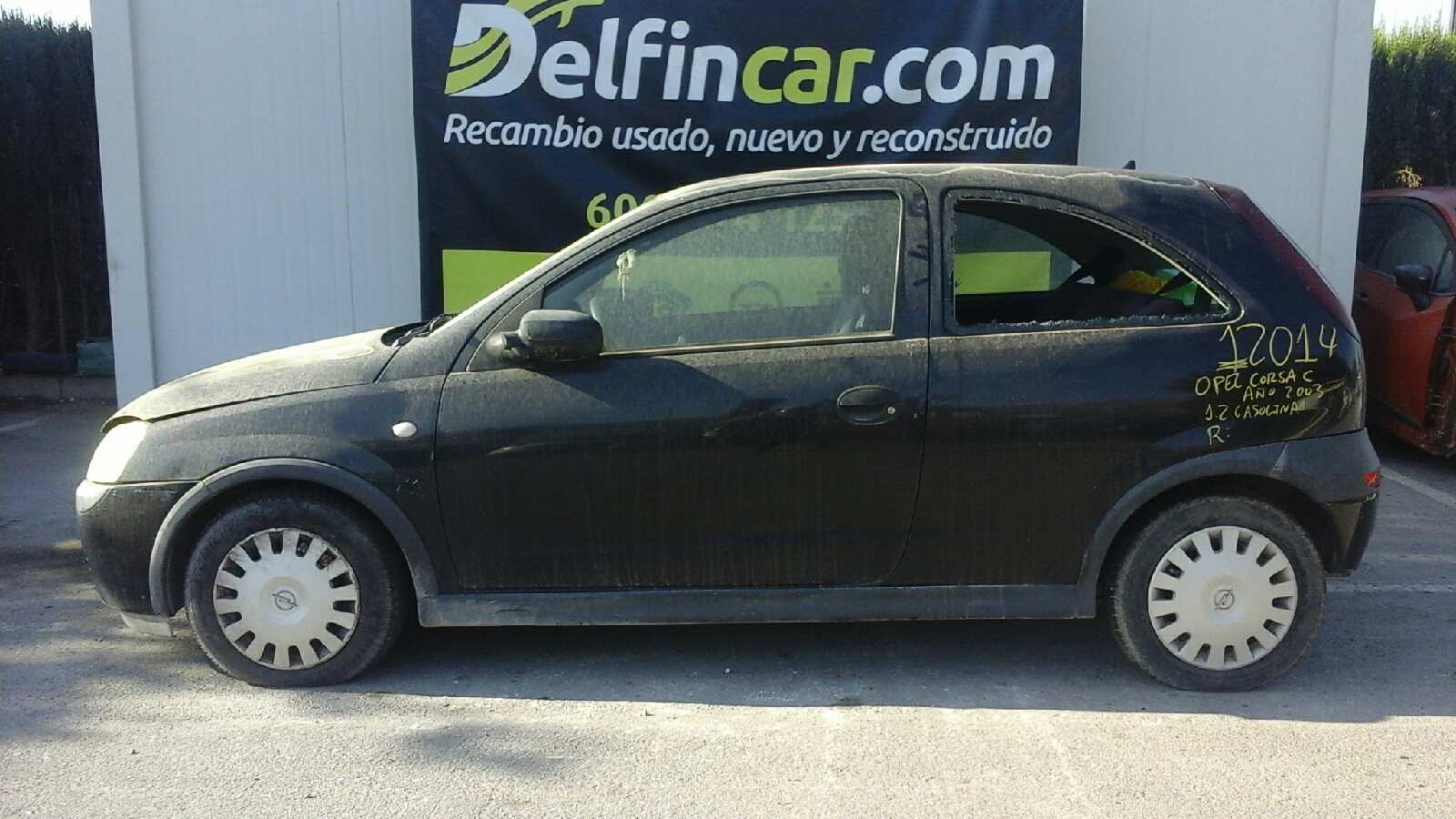 OPEL Corsa C (2000-2006) Priekinių dešinių durų stiklo pakelėjas 24466594,6PINS,ELECTRICO 23721942