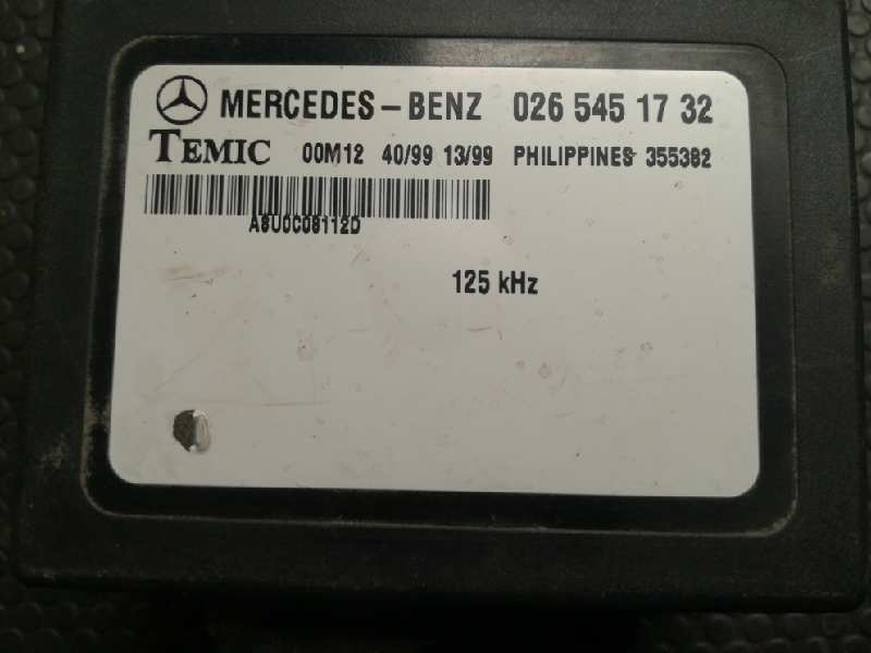MERCEDES-BENZ Vito W638 (1996-2003) Imobilaizerio valdymo blokas 0265451732, 0265451732 18594907