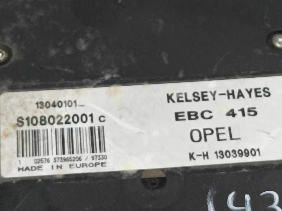 OPEL Vectra ABS Pump 13039901, S108022001C, KELSEYHAYES 24063870