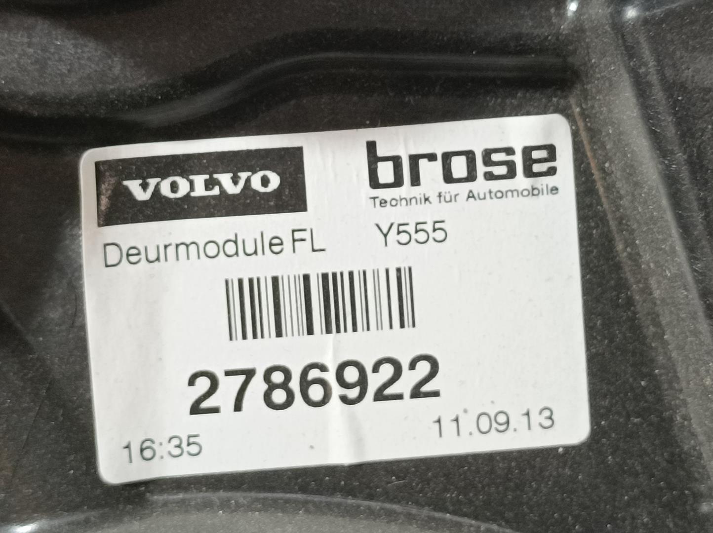 VOLVO V40 2 generation (2012-2020) Стеклоподъемник передней левой двери 2786922, ELECTRICO6PINSBROSE 22913304