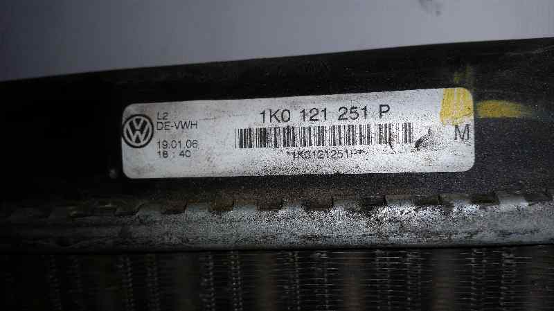 VOLKSWAGEN Golf 5 generation (2003-2009) Aušinimo radiatorius 1K0121251P, 1PATAROTA 18527056