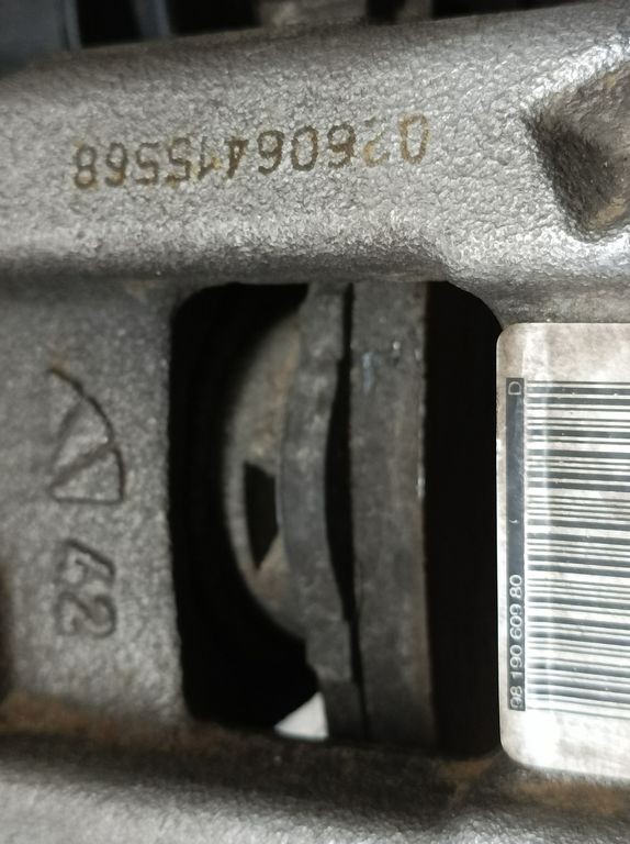 Right rear brake caliper 5G06 9819060980 de Ds 7 crossback 2017-0 180 CV con 23540 km - pieza usada