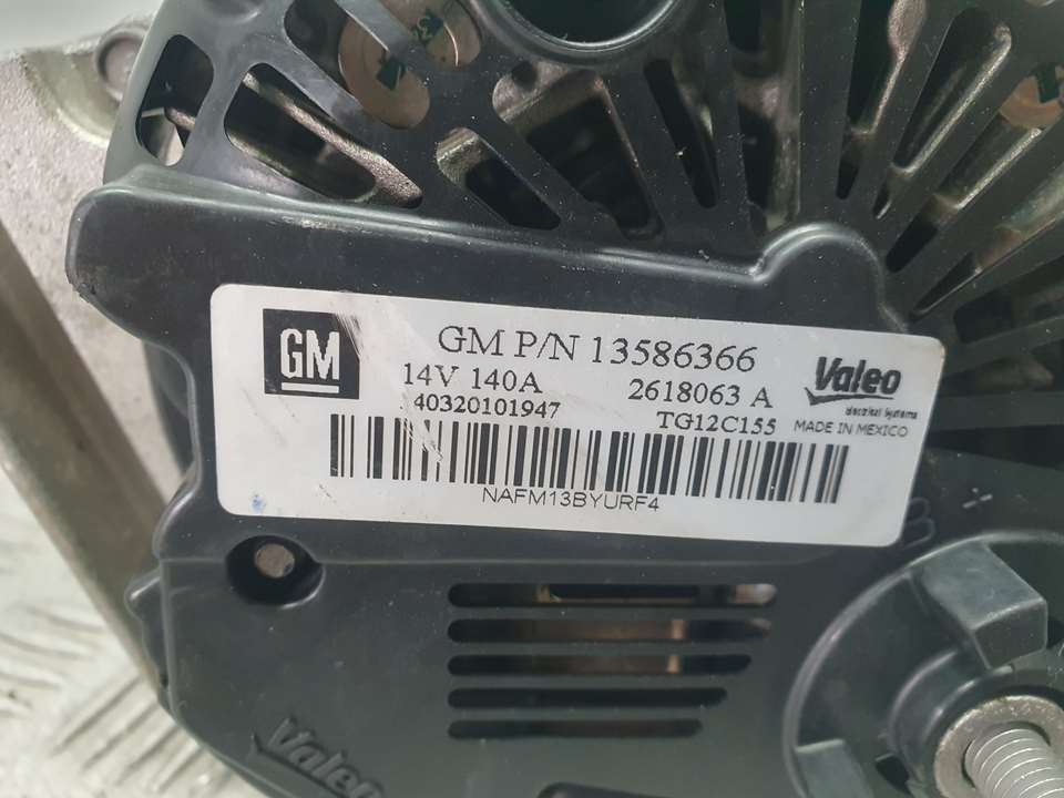 OPEL Astra J (2009-2020) Ģenerators 13586366, TG12C155, VALEO 24705866