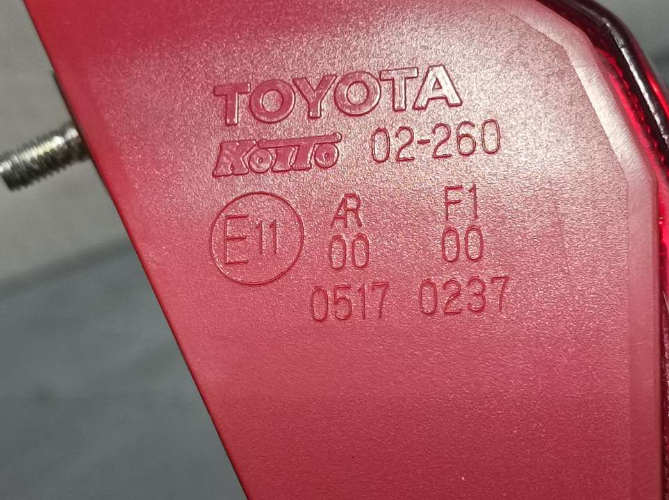 TOYOTA Auris 1 generation (2006-2012) Rear Left Taillight 05170237, INTERIORKOITO 24107701