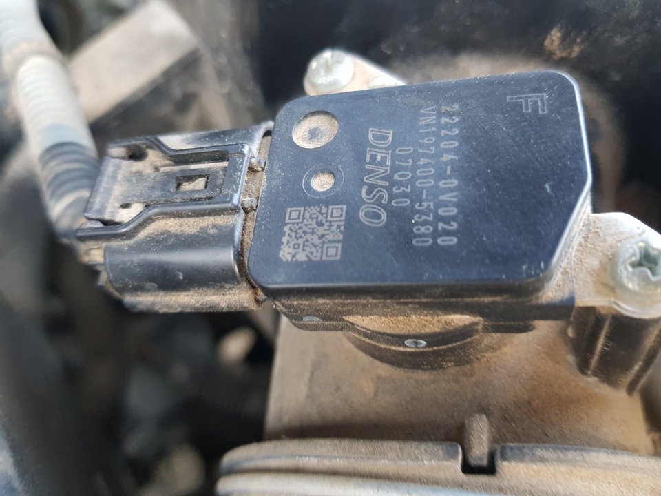 TOYOTA Auris 1 generation (2006-2012) Masseluftstrømsensor MAF 222040V020 24082748