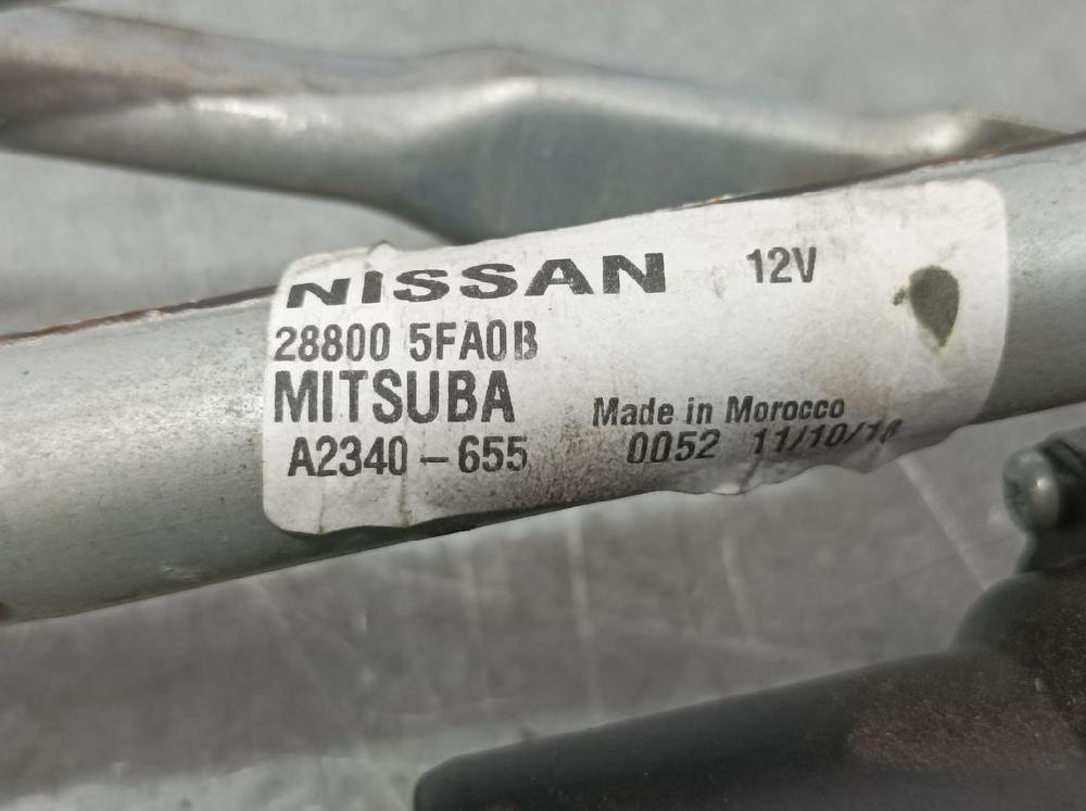 NISSAN Micra K14 (2017-2023) Front Windshield Wiper Mechanism 288005FA0B, A2340655 23627591