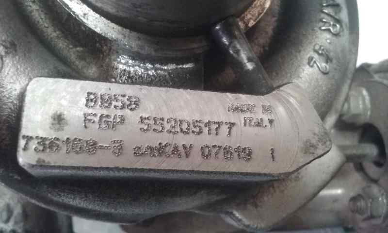 FIAT Bravo 2 generation (2007-2011) Turbina 55205177, 7361683, GARRETT 18535147