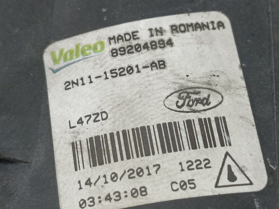 FORD Tourneo Connect 1 generation (2002-2013) Ľavé predné hmlisté svetlo 2N1115201AB,89204984 26522711