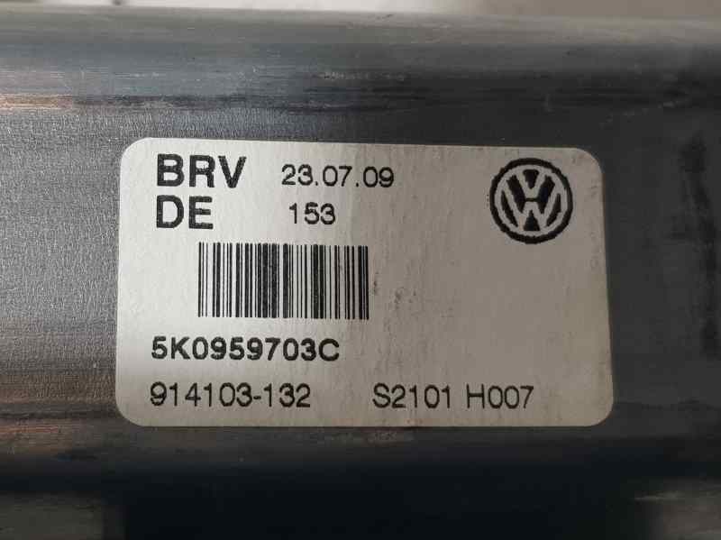 VOLKSWAGEN Golf 6 generation (2008-2015) Galinių kairių durų stiklo pakelėjo varikliukas 5K0959703C,ELECTRICO 18660557