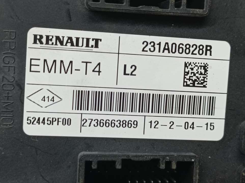 RENAULT Clio 4 generation (2012-2020) Autres unités de contrôle 231A06828R, 52445PF00 25265029