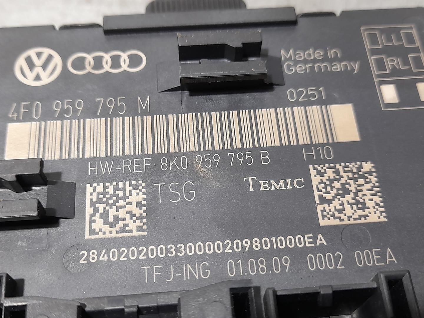 AUDI Q7 4L (2005-2015) Άλλες Μονάδες Ελέγχου 4F0959795M,TRASERODERECHO 23622564