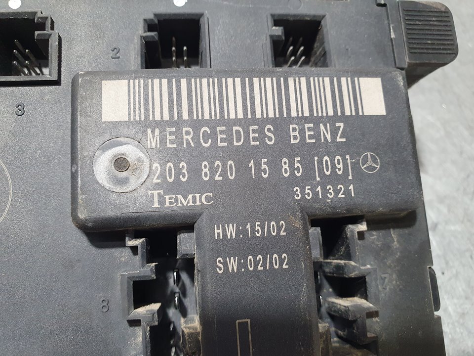 MERCEDES-BENZ C-Class W203/S203/CL203 (2000-2008) Другие блоки управления 2038201585, TEMIC 20146586