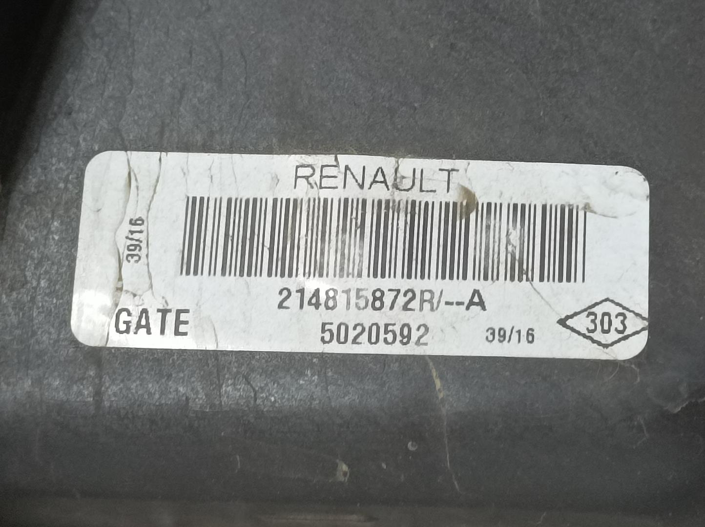 RENAULT Master 3 generation (2010-2023) Difūzoriaus ventiliatorius 214815872R, 5020592, GATE 23639050