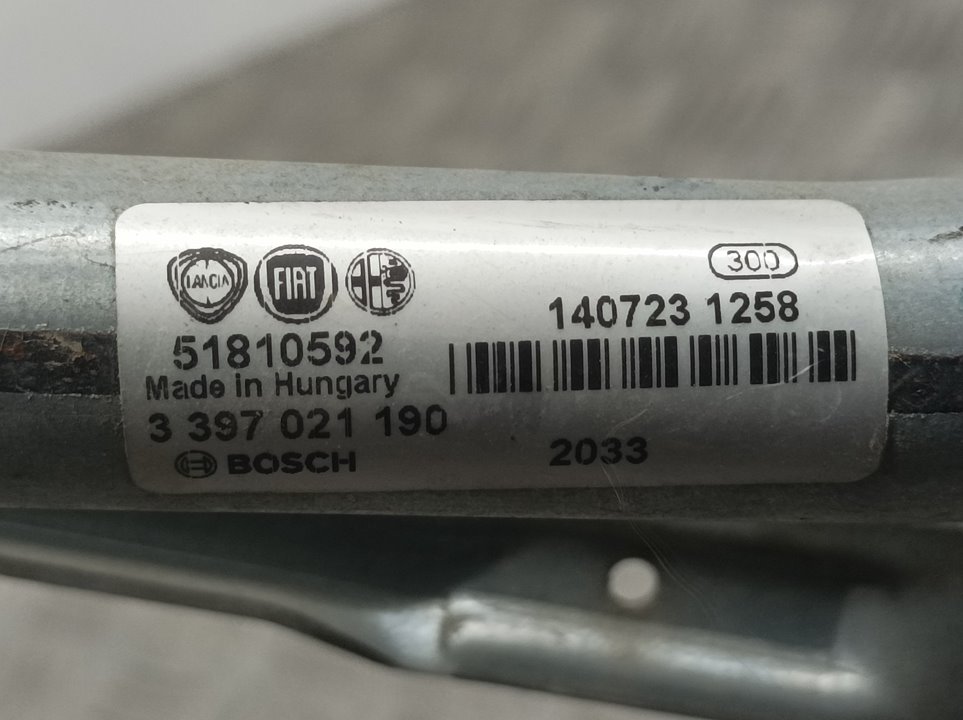FIAT Doblo 2 generation (2009-2024) Front Windshield Wiper Mechanism 51810592, 3397021190 20697508
