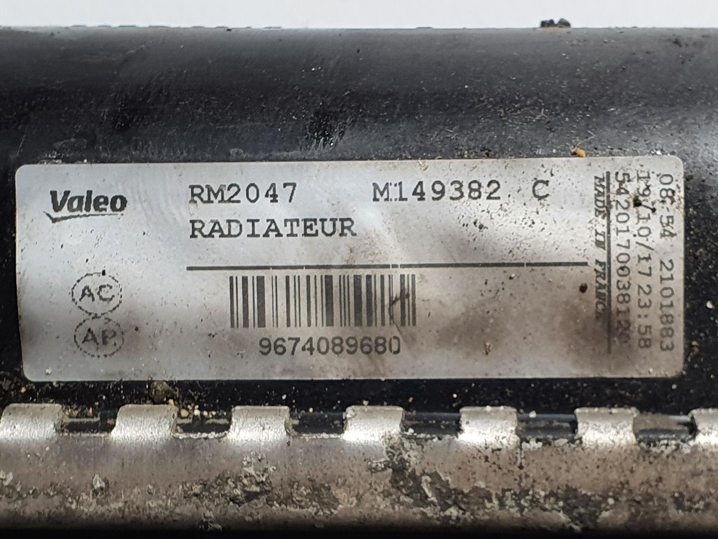 CITROËN Berlingo 2 generation (2008-2023) Охлаждающий радиатор 9674089680, M149382C, VALEO 24048215
