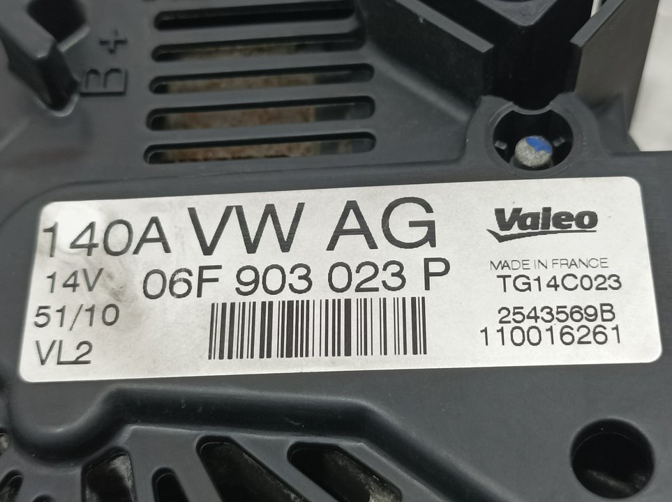 SKODA Yeti 1 generation (2009-2018) Alternator 06F903023P,2543569B 18722038