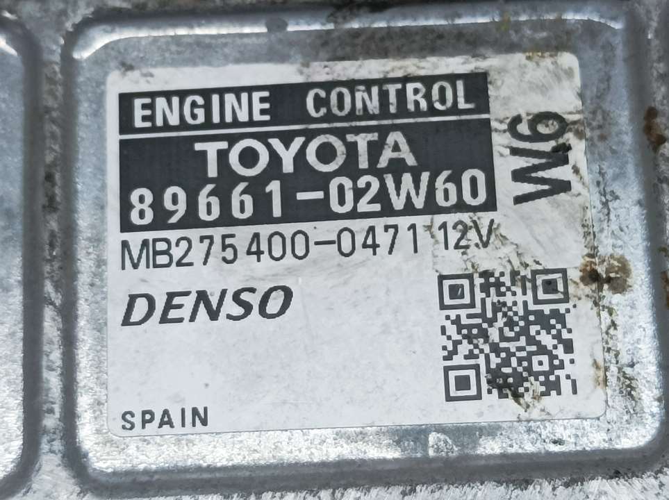 TOYOTA Auris 2 generation (2012-2015) Блок управления двигателем 8966102W30, 2754000471, DENSO 25323716