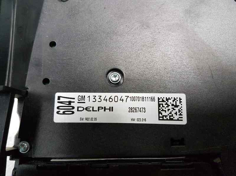 OPEL Meriva 2 generation (2010-2020) Musikkspiller-knapper 13346047, 28267473, DELPHI 23717764