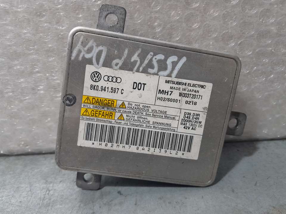 AUDI A4 B8/8K (2011-2016) Unité de commande d'éclairage au xénon 8K0941597C 24867575