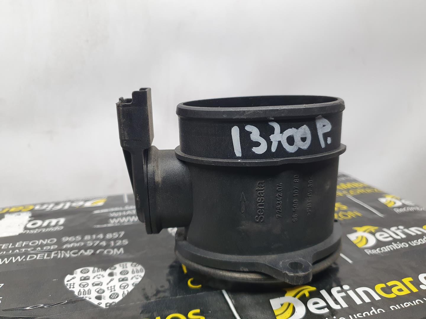 PEUGEOT 3008 1 generation (2010-2016) Mass Air Flow Sensor MAF 9650010780, 72834204, SENSATA 20431814