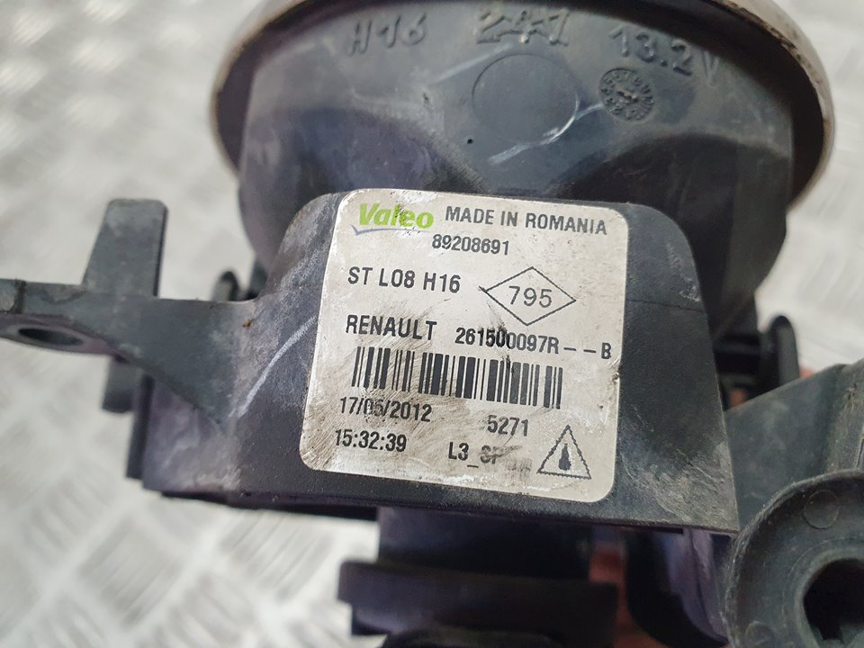 RENAULT Kangoo 2 generation (2007-2021) Venstre tåkelys foran 261500097R, 89208691 23639193