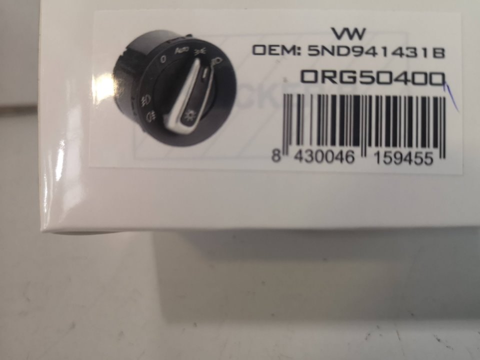 VOLKSWAGEN Golf 5 generation (2003-2009) Headlight Switch Control Unit 5ND941431B, 10PINS 21356535