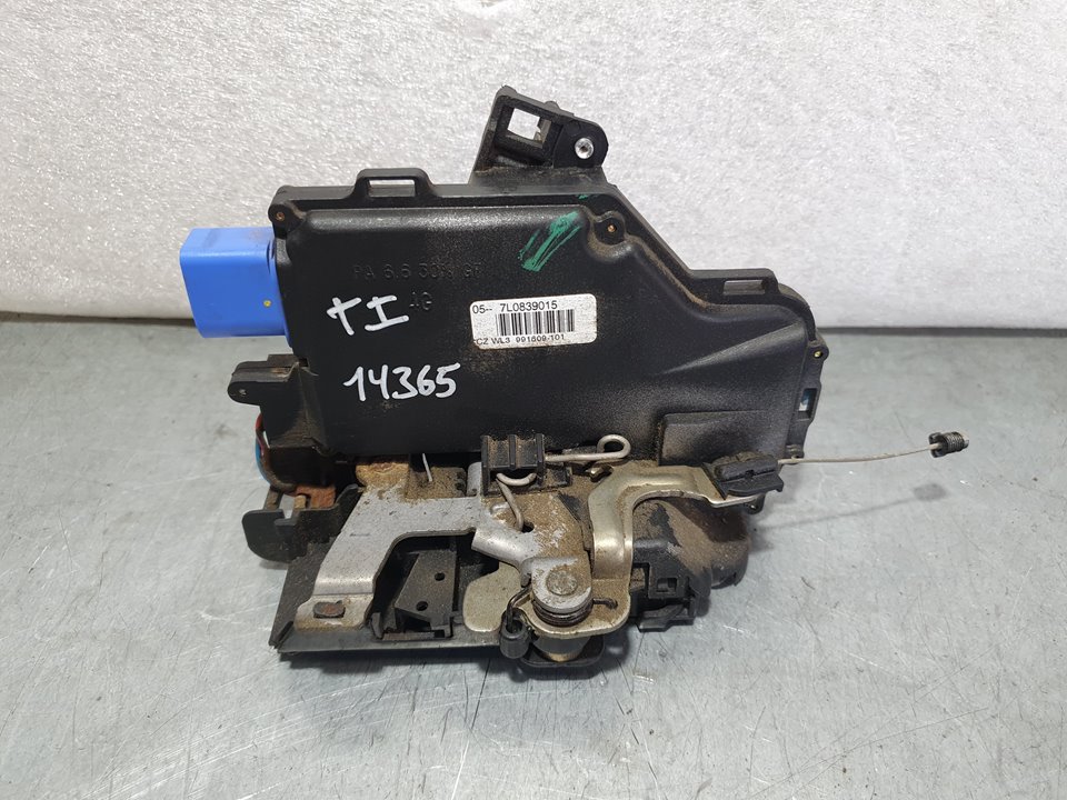 VAUXHALL Cayenne 955 (2002-2010) Rear Left Door Lock 7L0839015, 991609101 24003532