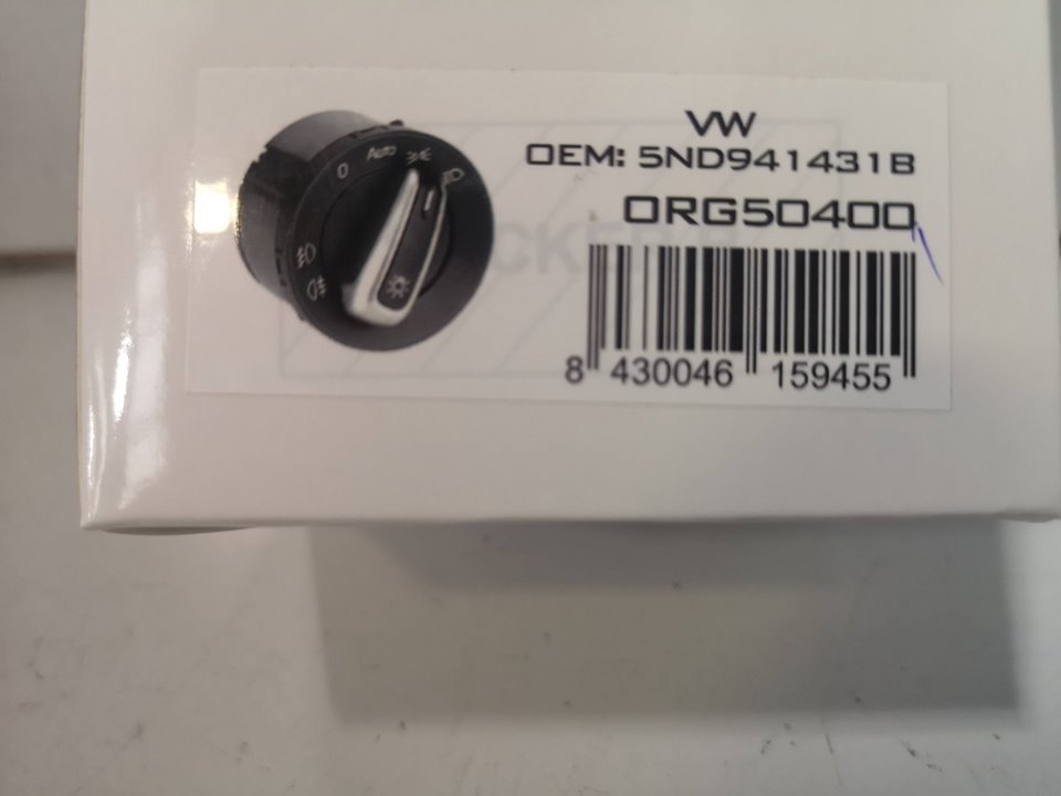 VOLKSWAGEN Golf 5 generation (2003-2009) Headlight Switch Control Unit 5ND941431B, 10PINS 21365574