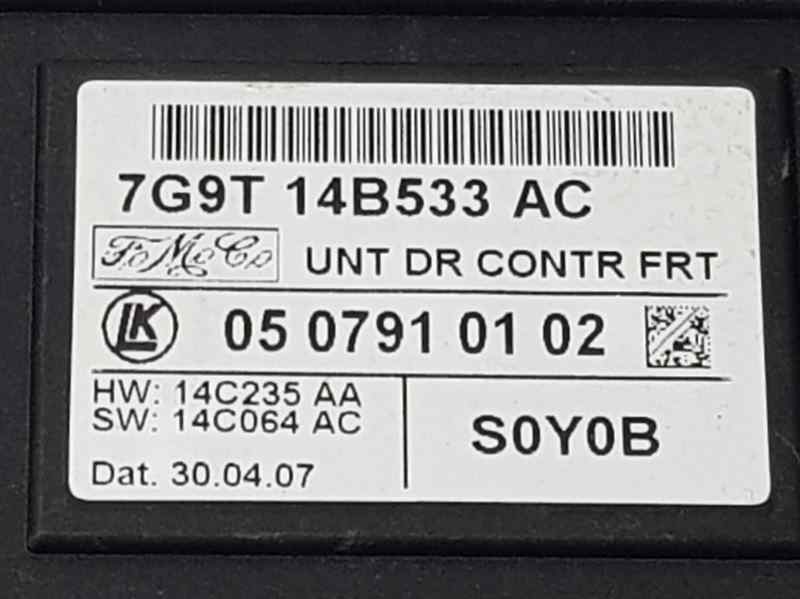 FORD Mondeo 4 generation (2007-2015) Komfortkontrollenhet 7G9T14B533AC, 0507910102 18672809