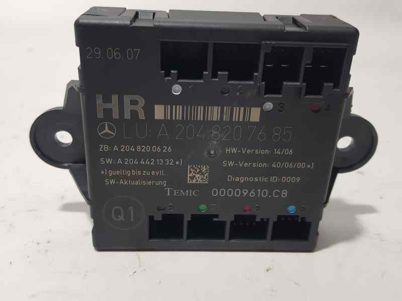 MERCEDES-BENZ C-Class W204/S204/C204 (2004-2015) Other Control Units A2048207685, 9610C8 18696320