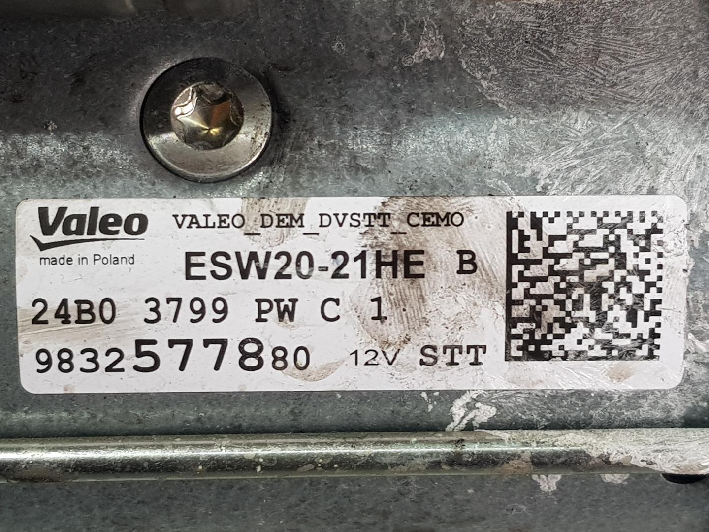 OPEL Corsa F (2019-2023) Starter Motor 9832577880, ESW2021HE, VALEO 24039245