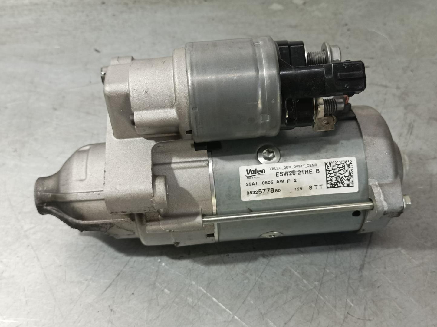 PEUGEOT 3008 2 generation (2017-2023) Startovací motor 9832577880,ESW2021HE,VALEO 24044576