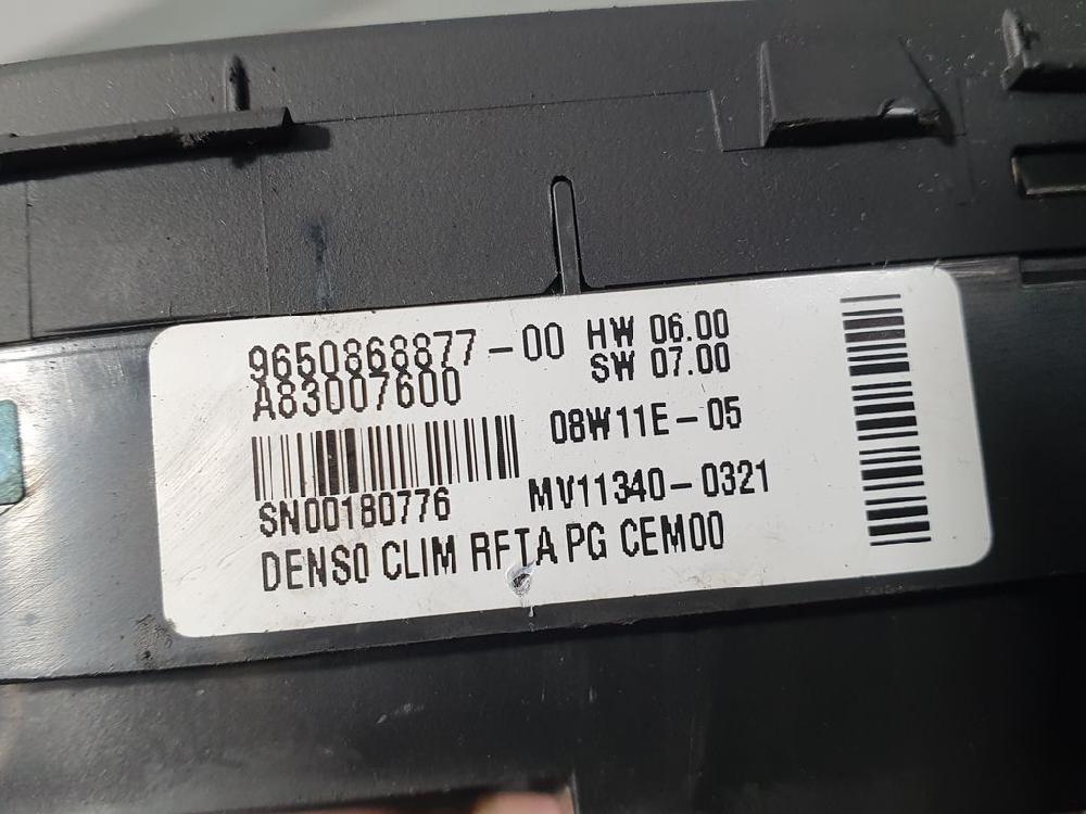 CITROËN C4 Picasso 1 generation (2006-2013) Climate  Control Unit 9650868877, A83007600 23656250