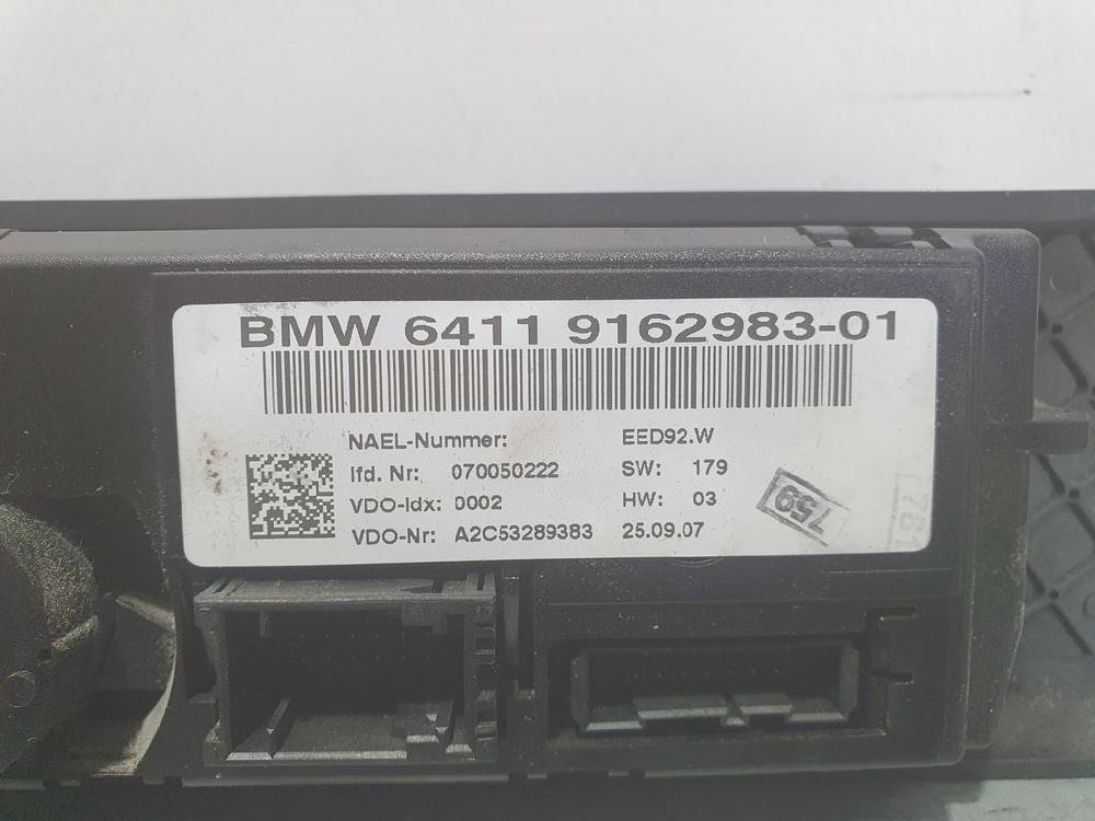 BMW 3 Series E90/E91/E92/E93 (2004-2013) Ilmastonhallintayksikkö 916298301,A2C53289383 18708957