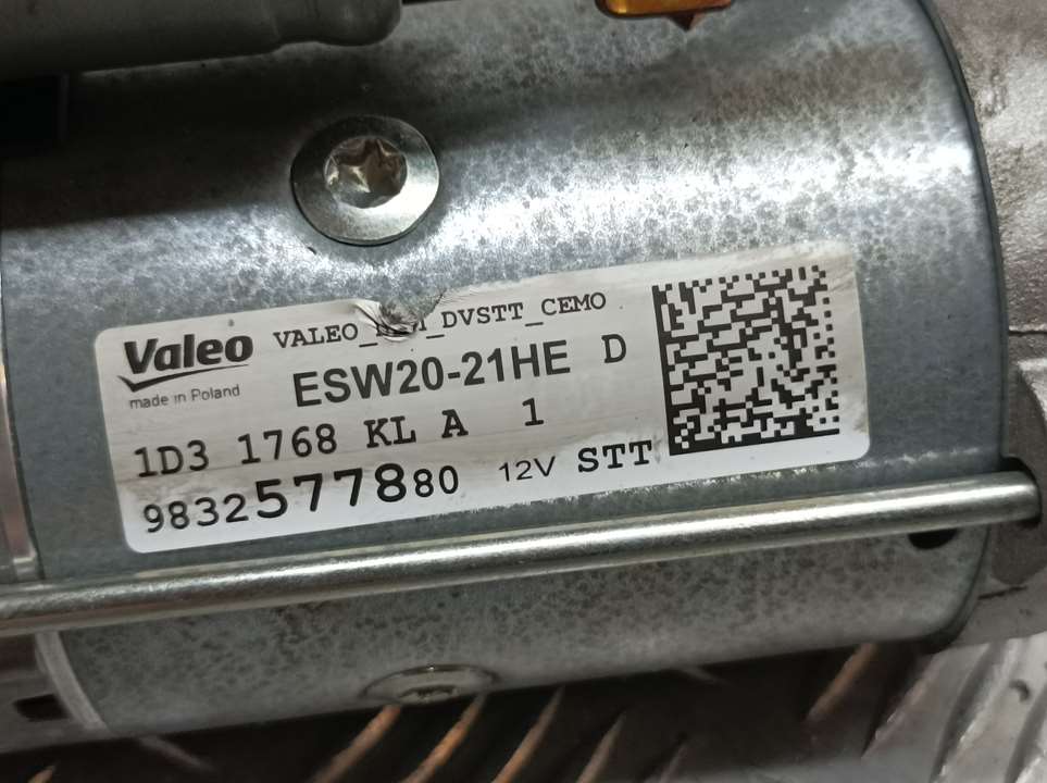 PEUGEOT 308 T7 (2007-2015) Startovací motor 9832577880,ESW2021HE 26526934