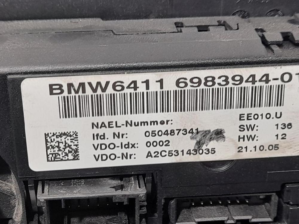 CHEVROLET 3 Series E90/E91/E92/E93 (2004-2013) Ilmastonhallintayksikkö 698394401 23622182