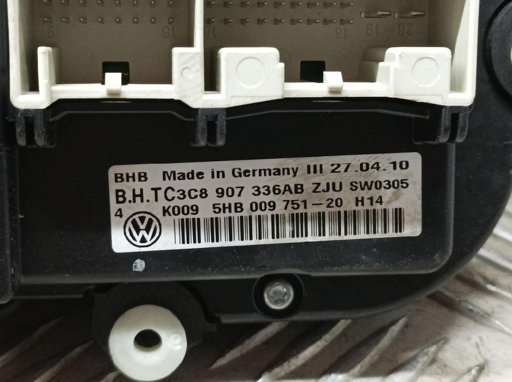 VOLKSWAGEN Golf 6 generation (2008-2015) Climate  Control Unit 3C8907336AB,5HB009751 23660403