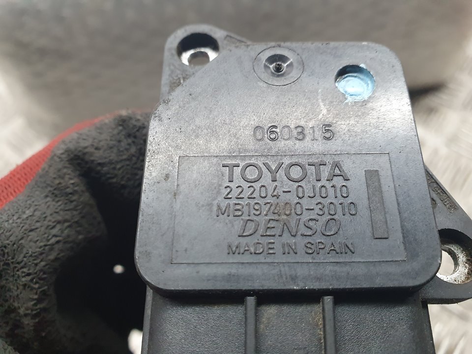 TOYOTA Avensis 2 generation (2002-2009) Oro srauto matuoklė 222040J010, MB1974003010, DENSO 18713221